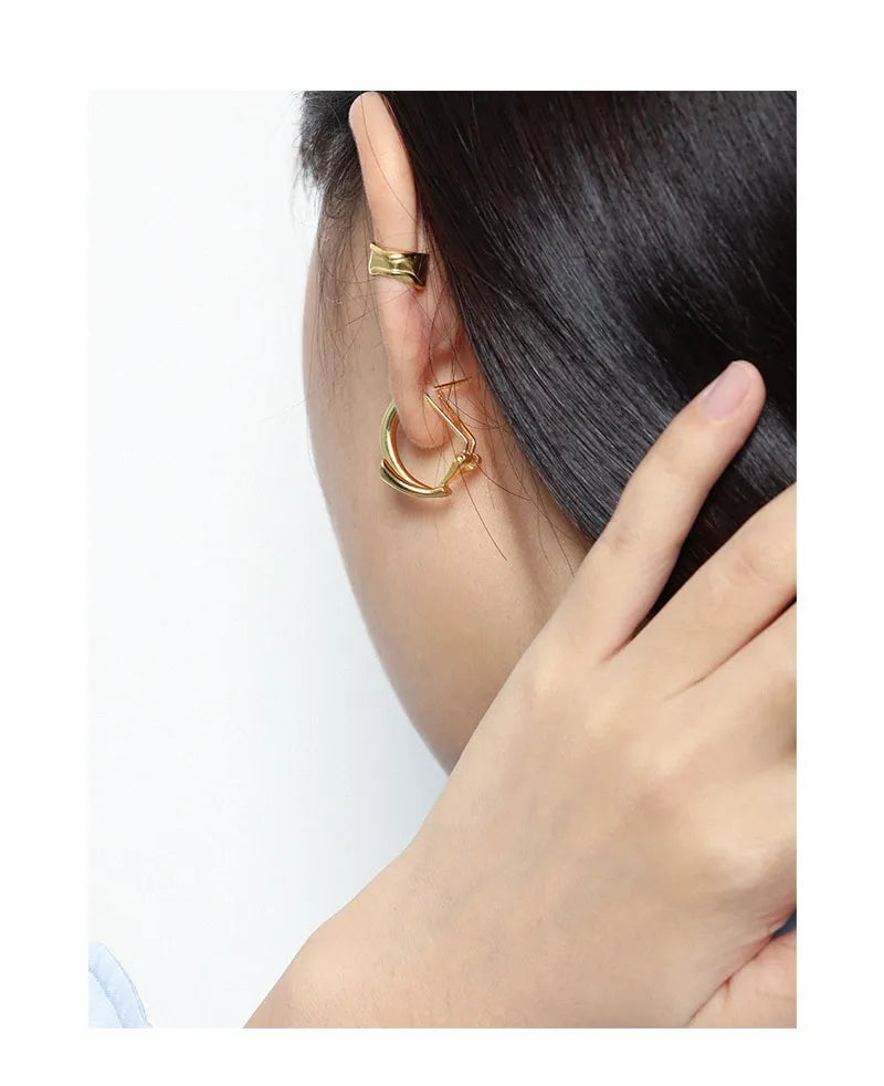 Minimalist Sterling Silver Ear Clip