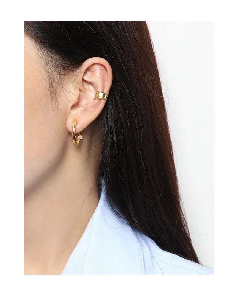 Minimalist Sterling Silver Ear Clip