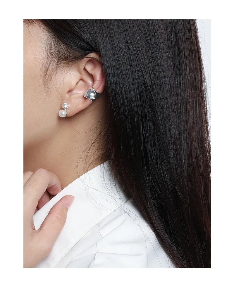 Minimalist Sterling Silver Ear Clip